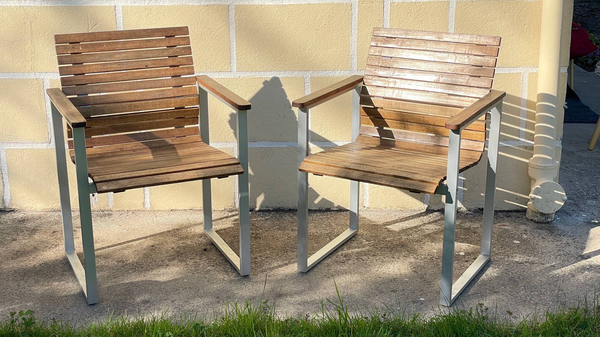 Paire de fauteuils esprit Karin Mobring Ikea