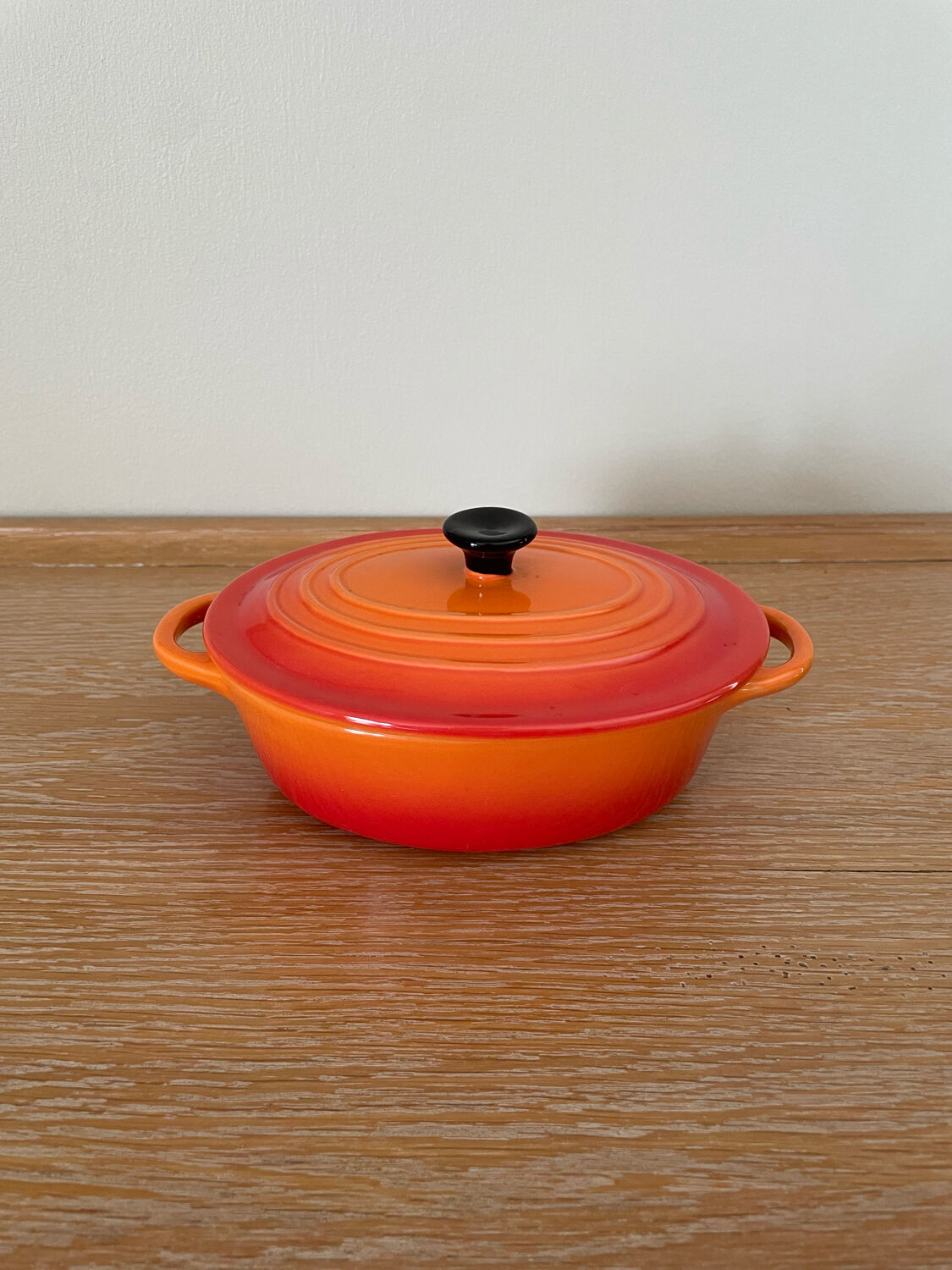 Ancienne Cocotte minute SEB orange 6L Vintage années 70 Alu