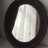 Old oval mirror
