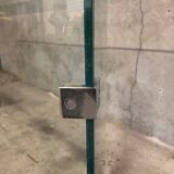 Post modern tempered glass table circa 1980