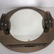 Lupi Crystal Luxor Mirror with 2 integrated wall lights and shelf
