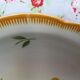 Big Dish Old Hollow Badonviller Orange Flowers