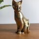 Vintage brass cat