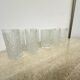 Set of 9 bark glass drink glasses by Goebel charlottenhutte, 1970s, Germany