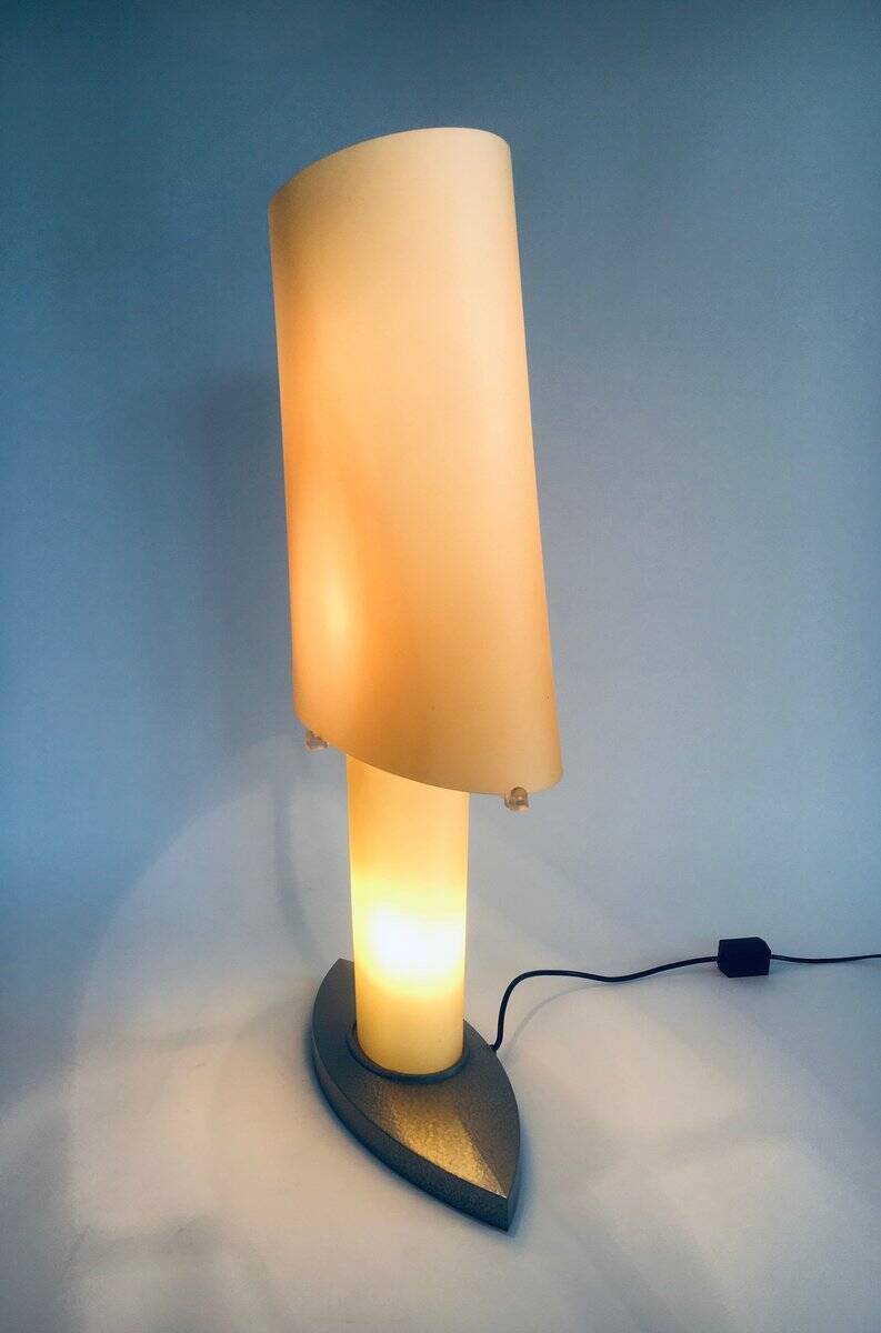 Postmodern Glass Table Lamp attributed to Daniela Puppa for Fontana Arte, 1980s