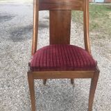 Suite of 6 chairs empire swan collar