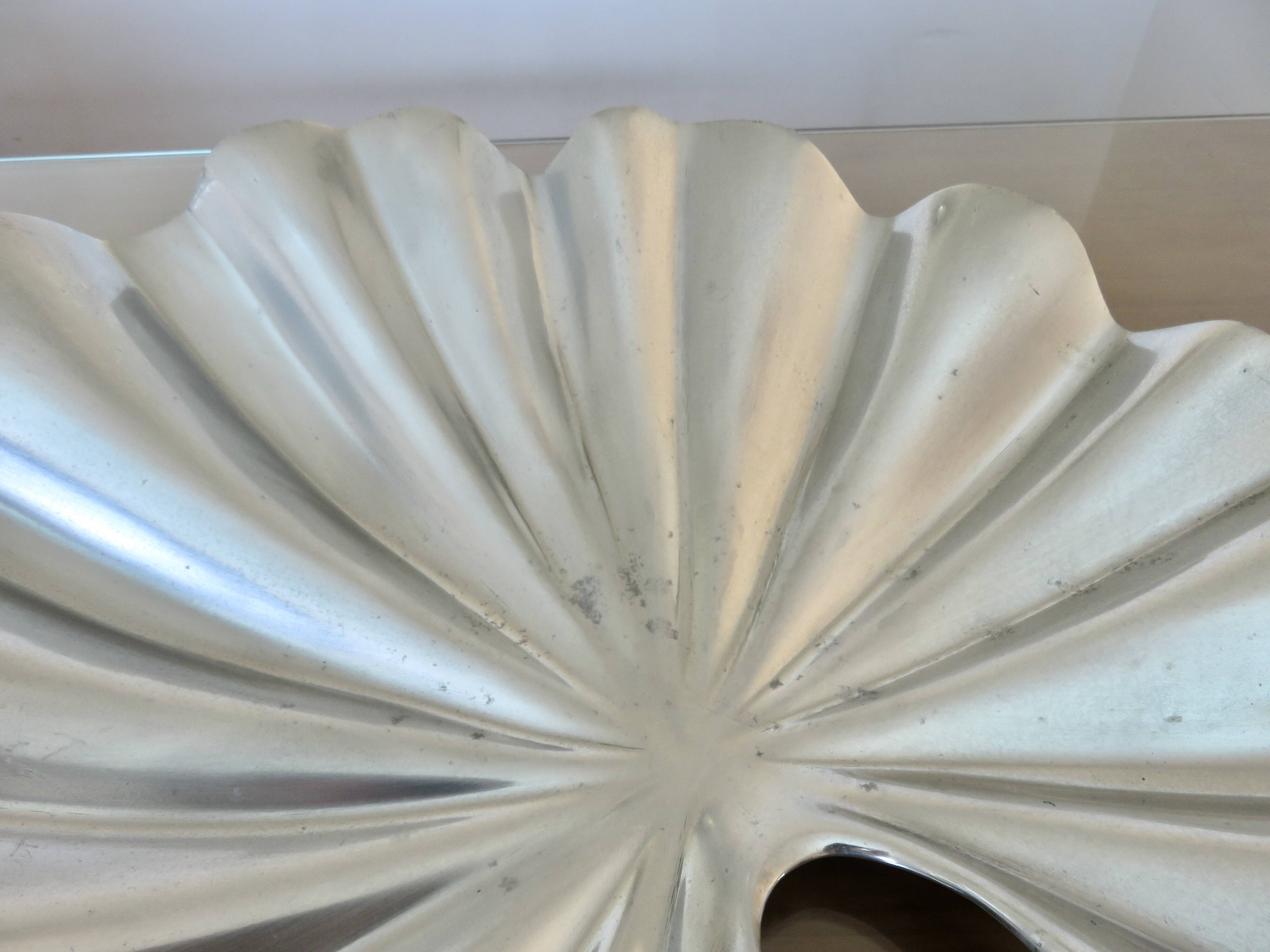 Aluminum fruit basket, French design 1970