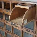Meuble de mercerie ancien en chêne allemand, années 1920/30