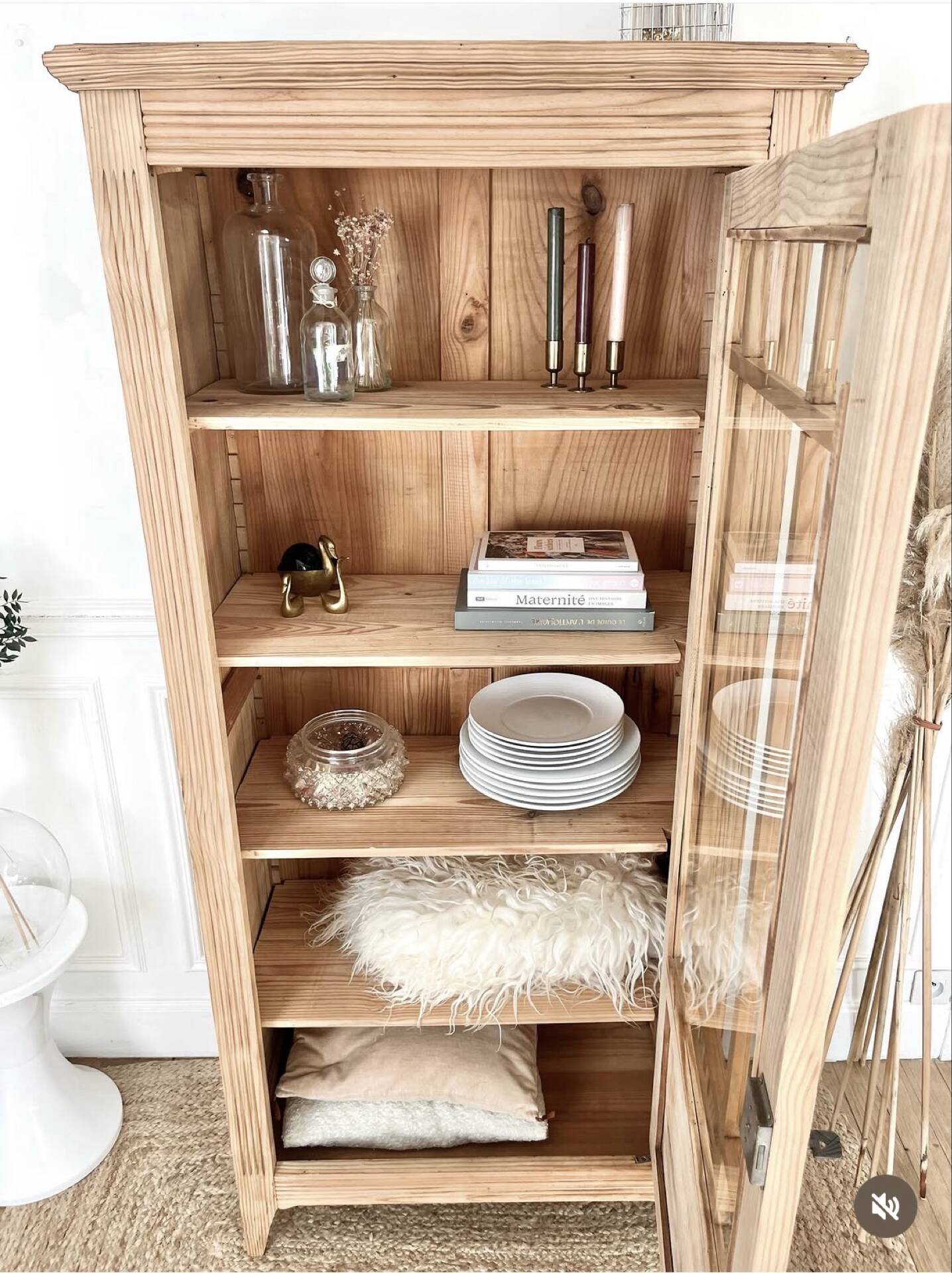 Armoire vitrée art déco