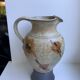 Very large pitcher / ceramic pitcher / glazed pottery 60s-70s signed