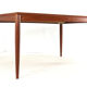 XL extendable rectangular dining table in teak by H.W. Klein for Bramin