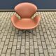 Fritz Hansen Swan chair by Arne Jacobsen in Cognac leather, NEW condition!!