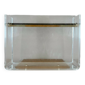 Porte revues plexi rochebobois