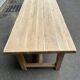 Renovated solid oak extendable farmhouse dining table 200-280cm