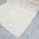 Large handmade traditional Berber rug in natural wool size 3/4.