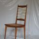Chaises 1950 chêne, cannage et scoubidou