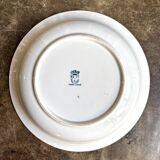 Hollow round plate St Amand & Hamage, "Marie-Louise" service