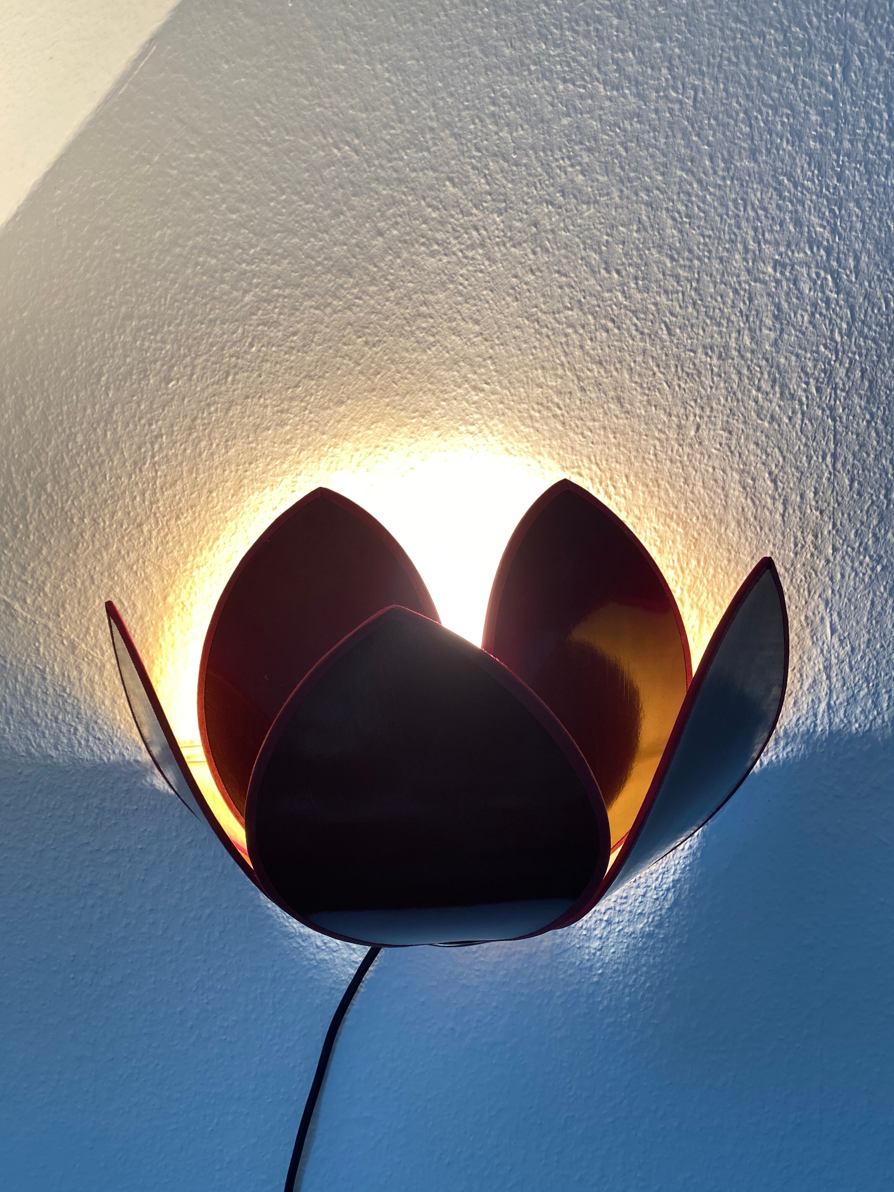 Lotus flower sconces