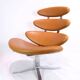 Corona Lounge Chair With Stool Model EJ 5 Made In Walnut Elegance Leather By Poul M. Volther