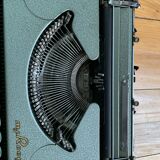 M.J. Rooy light green typewriter