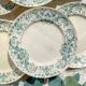 Set of 6 Small Antique Iron Earth Plates "Figuig" – Longchamp 19th Century