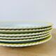 Set of 6 vintage hollow plates in earthenware
