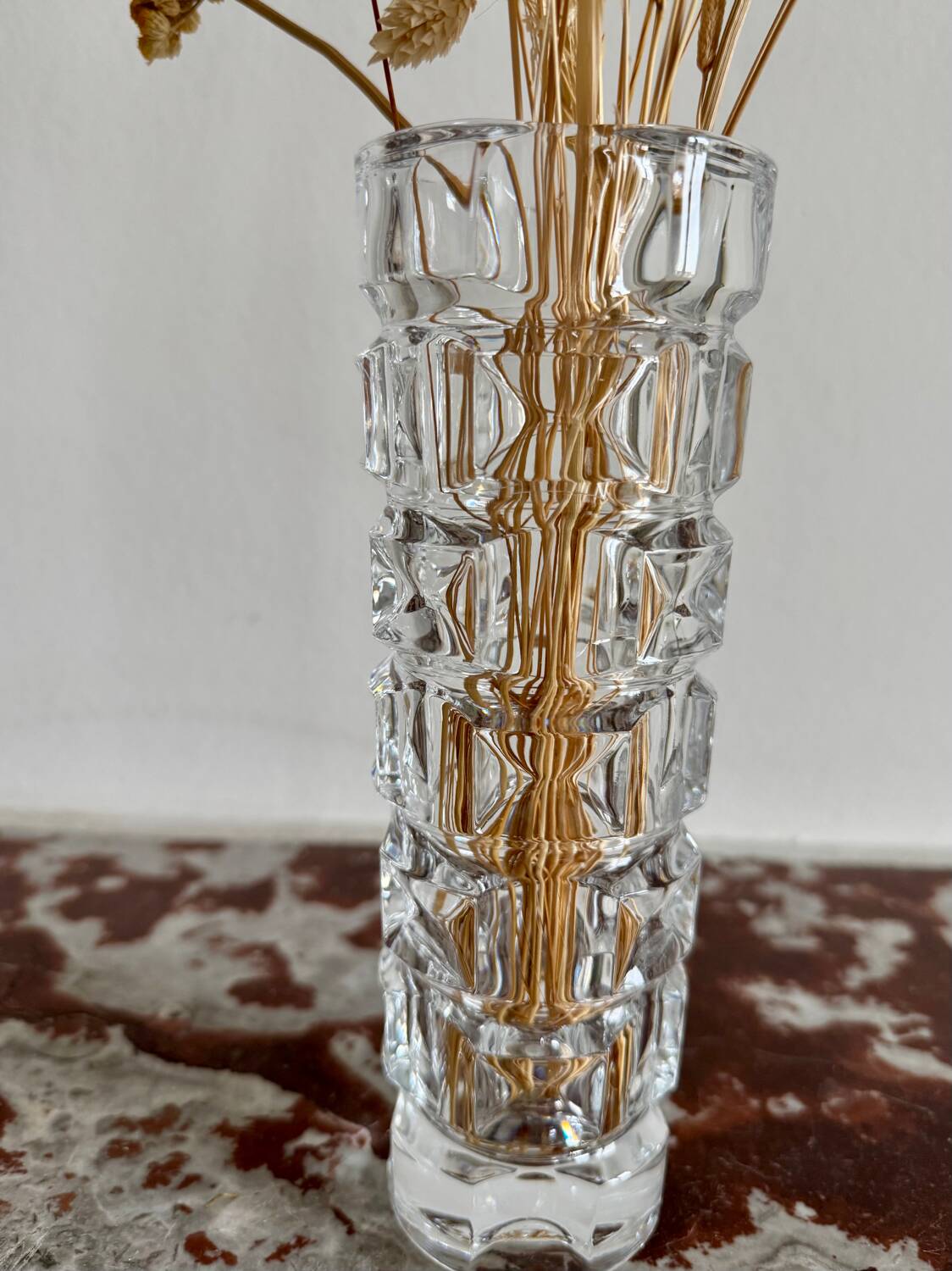 Small faceted vase Luminarc