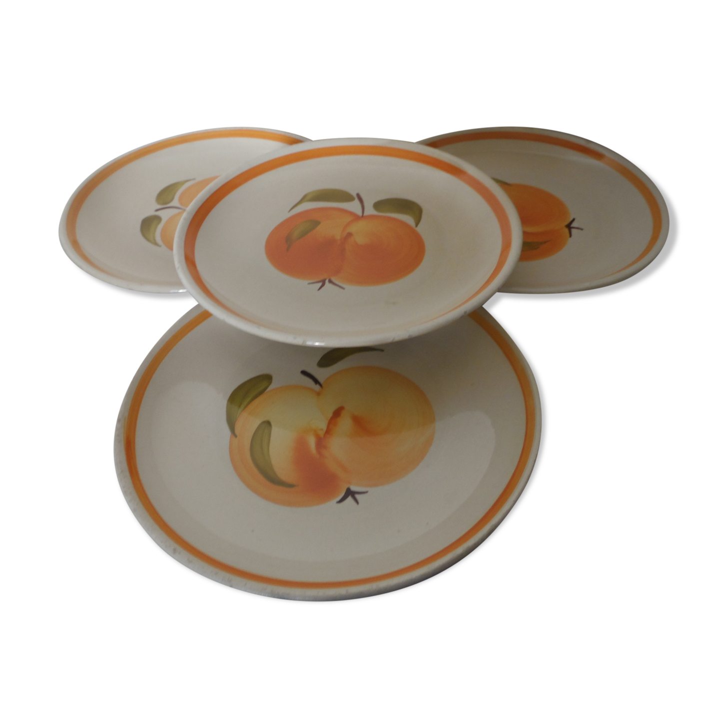 4 flat plates C Galba Italy 70's