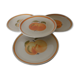 4 flat plates C Galba Italy 70's