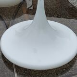 Tulip pendant lamp from the 70s in opaline glass Doria Leuchten