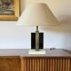 Romeo Rega, Hollywood Regency table lamp, Italy, 1970s