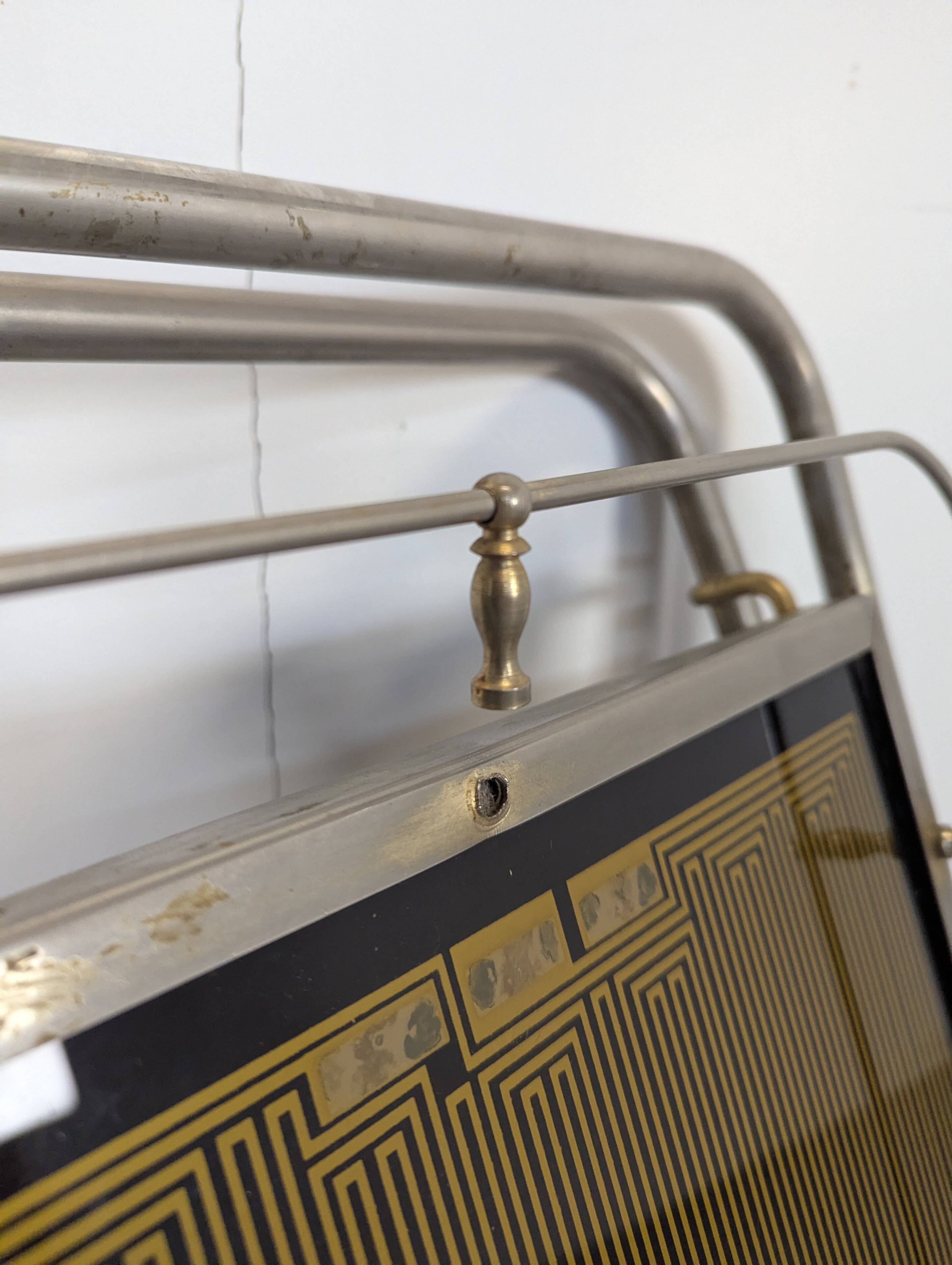 1970s Brass Rolling Trolley