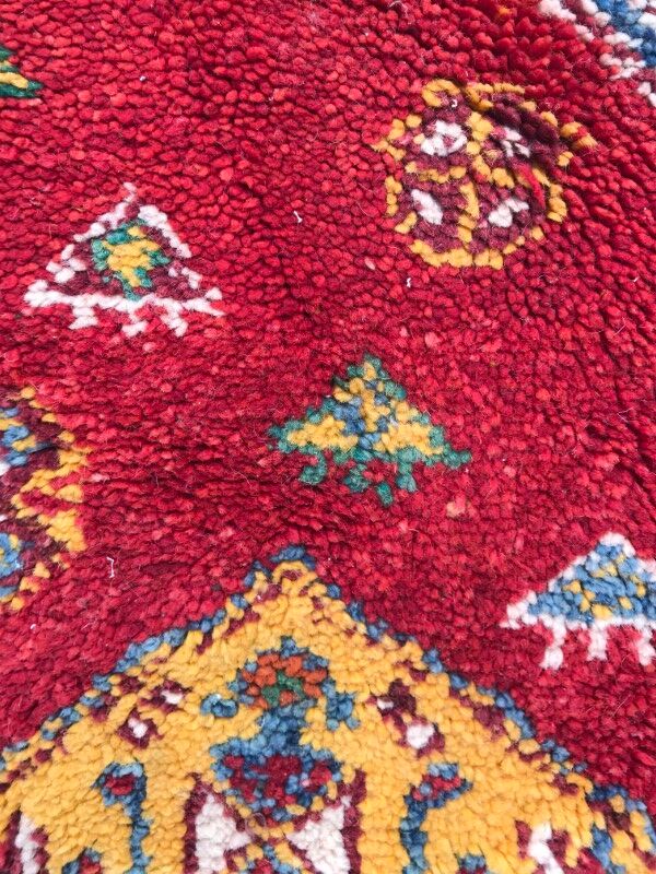 Berber tribal Moroccan former carpet 111x166cm