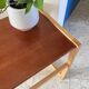 Table basse bois exotique vintage