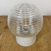 Vintage White Porcelain Ceiling Light, 1970s