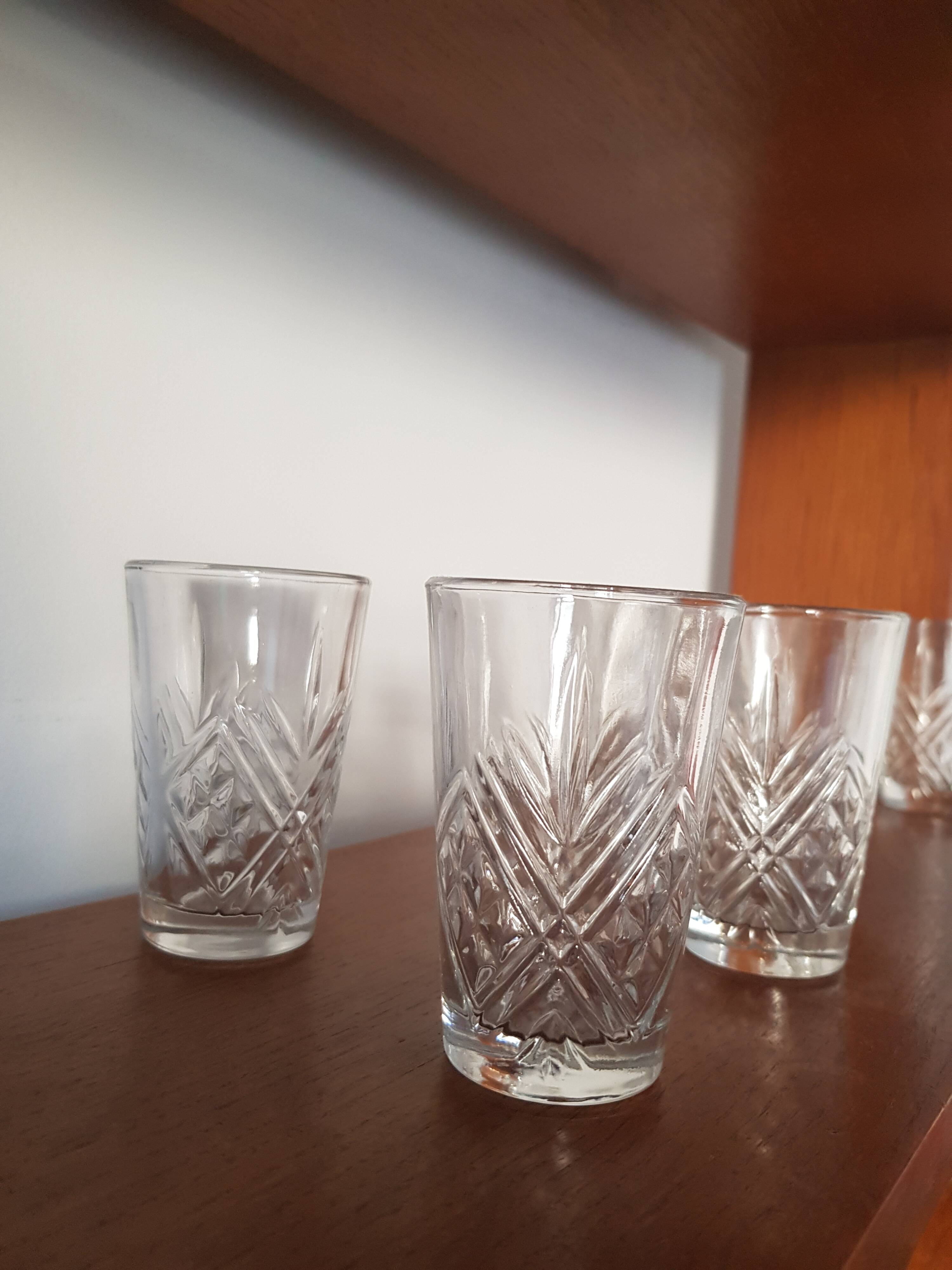 Lot de 6 verres en cristal saint louis