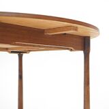 Round teak table top, 1960s