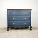 Renovated cherry wood chest of drawers