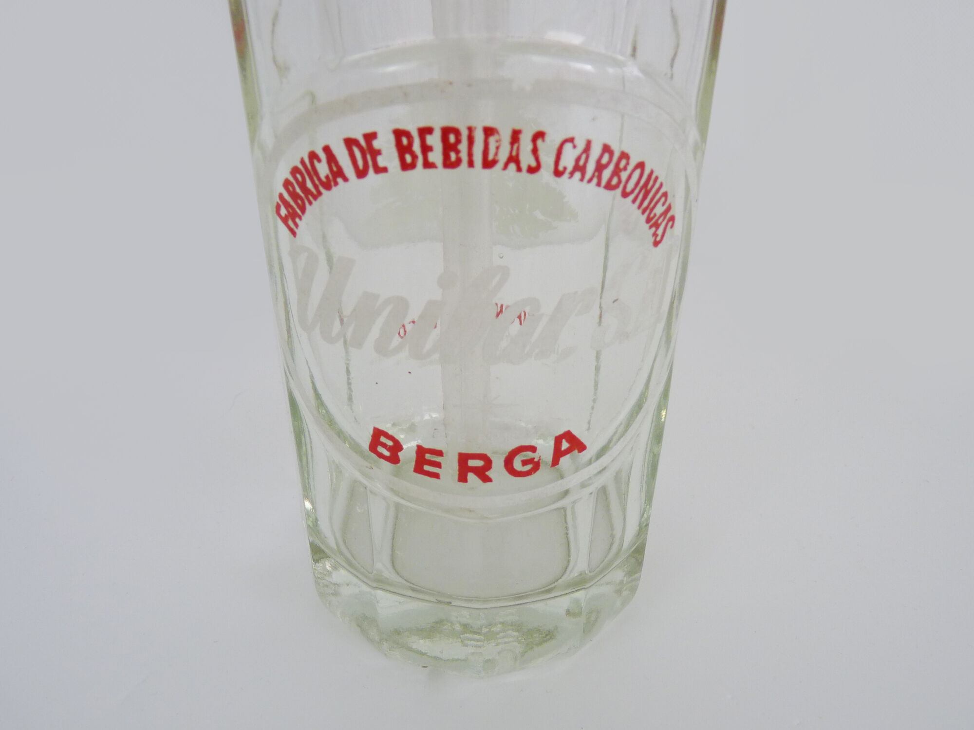 Bar Siphon, Vintage Spanish Bistro in Unibar Glass, Sl. Year 50