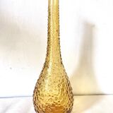 Empoli amber glass carafe, Italy