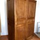 Vintage Parisian wardrobe with sliding doors