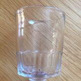 3 old faceted glasses