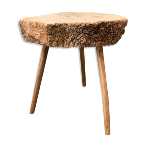 table tripode en chêne