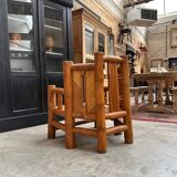 70s bamboo living room