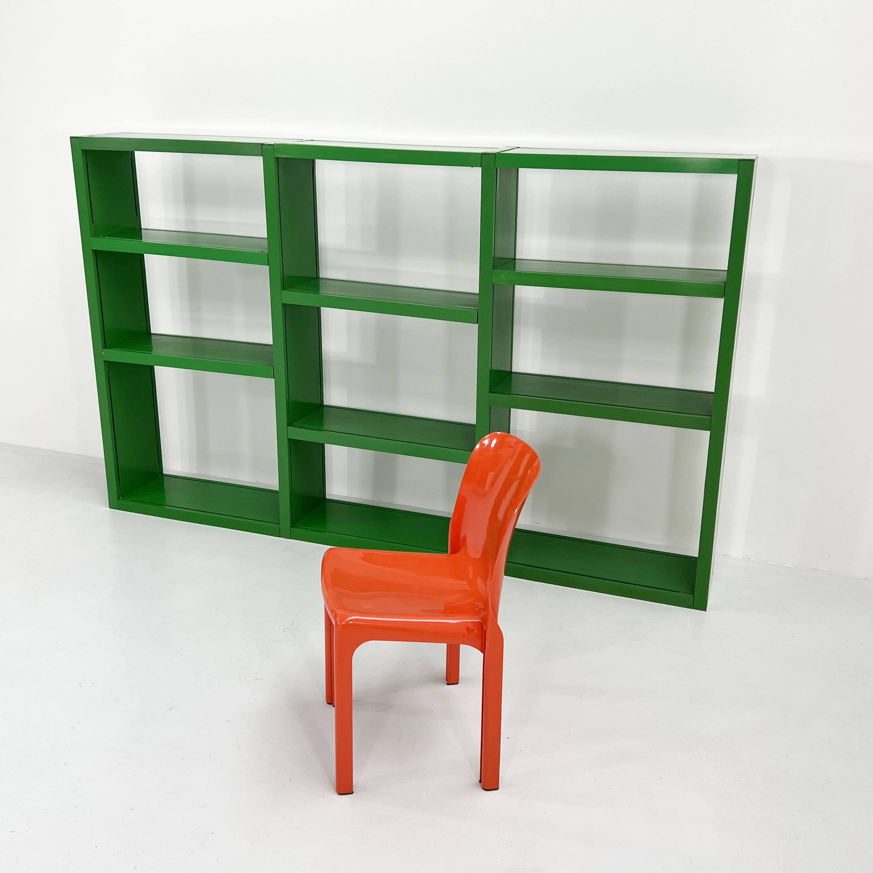 Green "Dodona 300" modular shelf by Ernesto Gismondi for Artemide, 1970