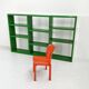 Green "Dodona 300" modular shelf by Ernesto Gismondi for Artemide, 1970