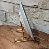 Ancienne assiette en barbotine motif prune Saint Amand Hamage