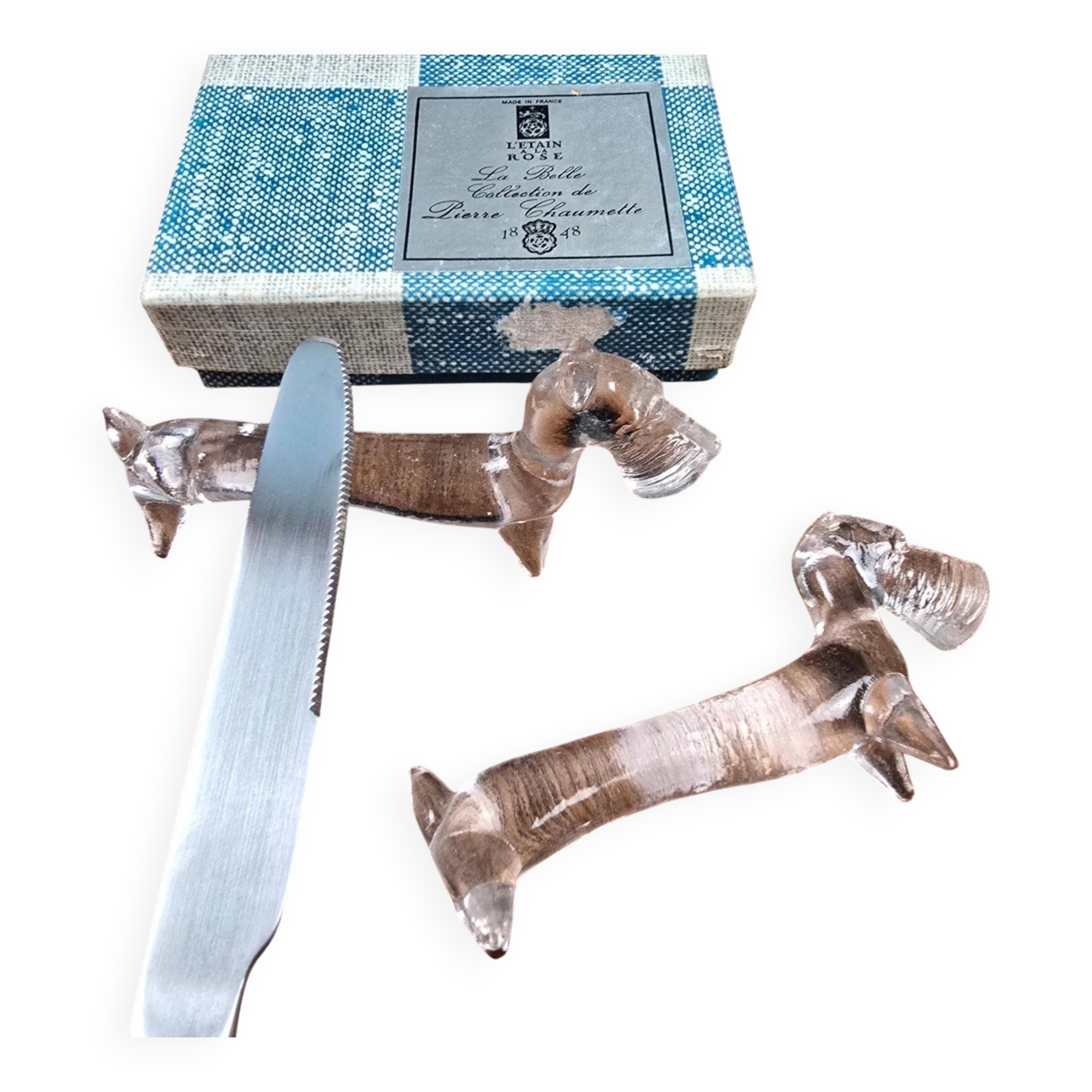 Set of 2 vintage Scottish Terrier knife rests – The Rose Tin