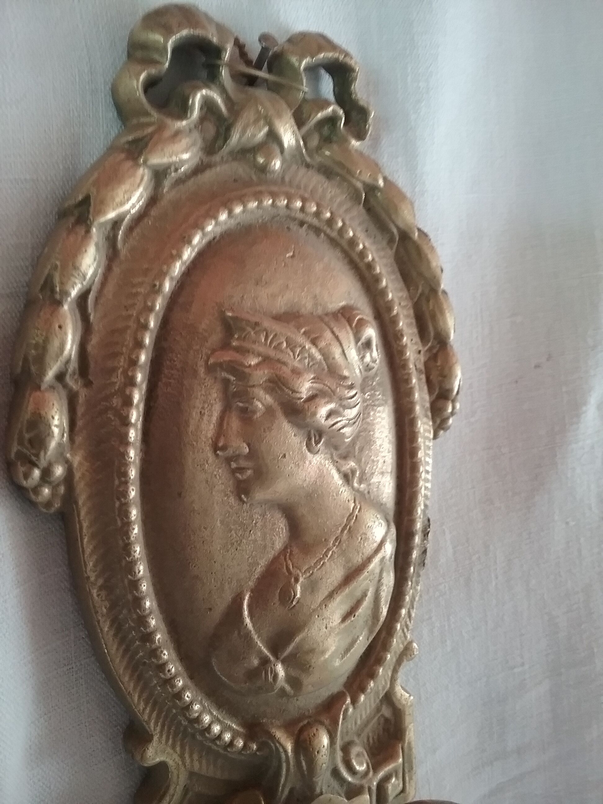Pair of bronze sconces
