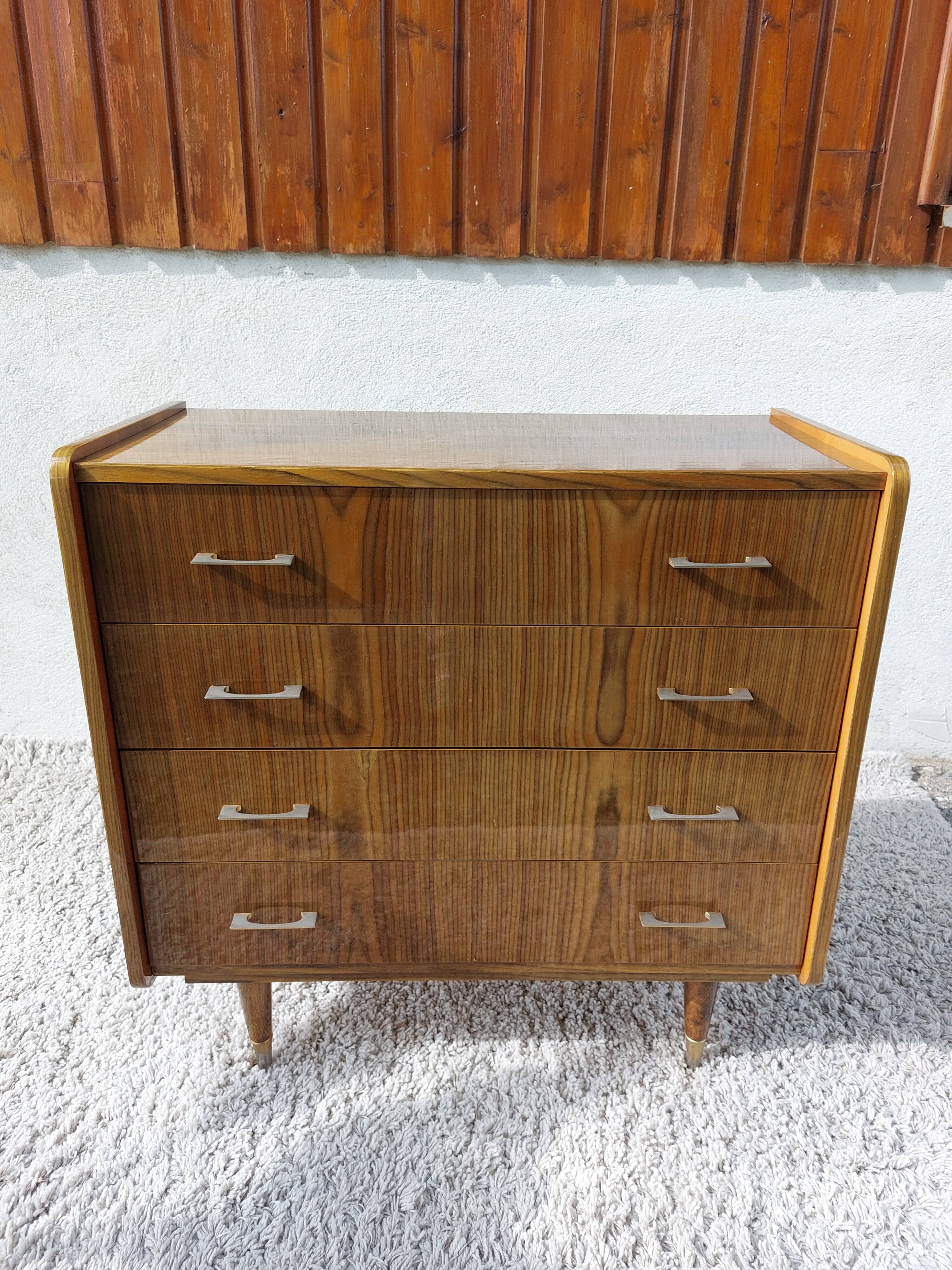 70's chest of drawers spindle legs